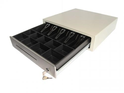 Денежный ящик HPC-16S с э/м замком артикул 0021-1626             белый         