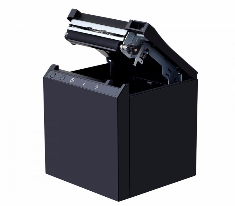 Чековый принтер АТОЛ Jett, черный, USB, LAN, БП артикул 50040