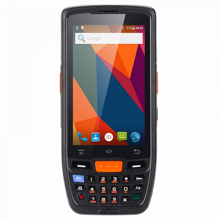 Терминал сбора данных (2D имидж, 21 клавиша) K7 WIFI/BT/GPS/GSM/2Gbx16Gb/AND7/4000mAh в комплекте с подставкой, ремешком, кабелем USB и блоком питания артикул K7-HFW-BGC K7 WIFI/BT/GPS/GSM/2Gbx16Gb/AND7/4000mAh в комплекте с кабелем USB и блоком питания