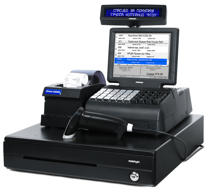 EasyPOS optima ЕНВД артикул 0021-1789 FPrint-11ЕНВД, Frontol CE, монитор 7
