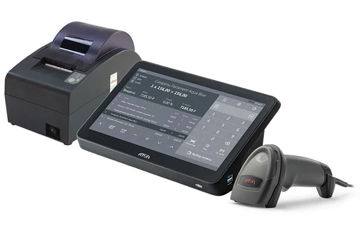 POS-система АТОЛ Optima Маркет артикул 49698             АТОЛ 50Ф без ФН, POS-терминал 11.6