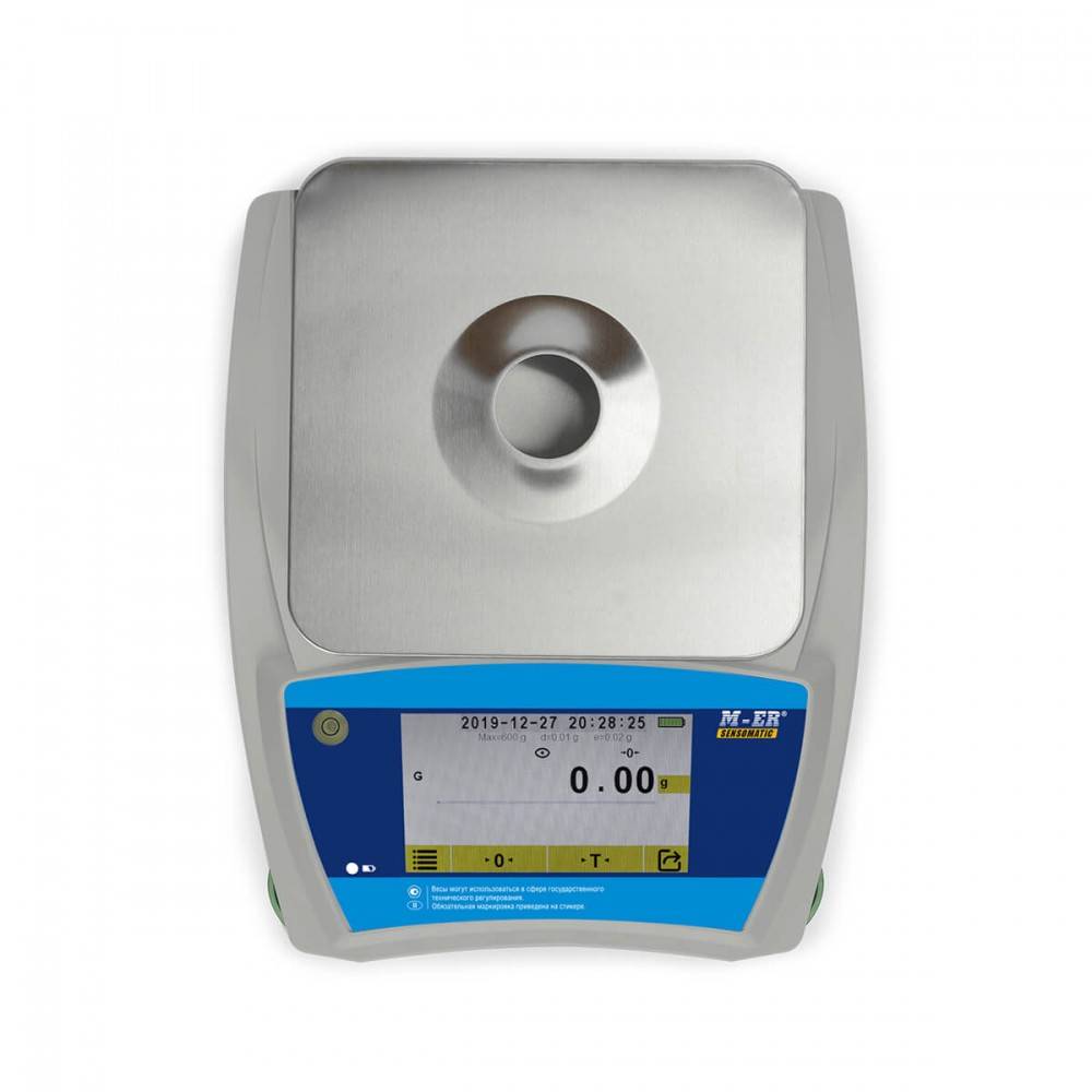 Лабораторные весы M-ER 123 АCFJR-600.01 "SENSOMATIC" TFT 