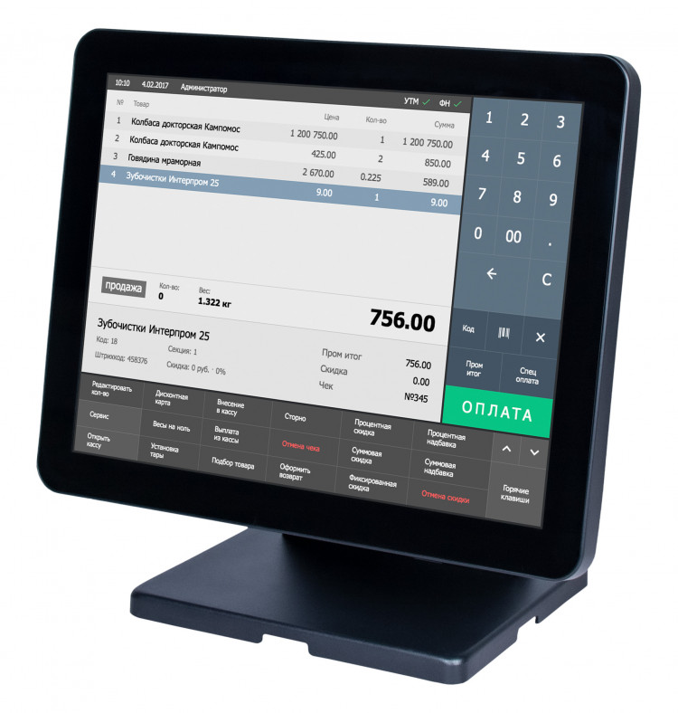 Сенсорный моноблок POSCenter Atlas (15