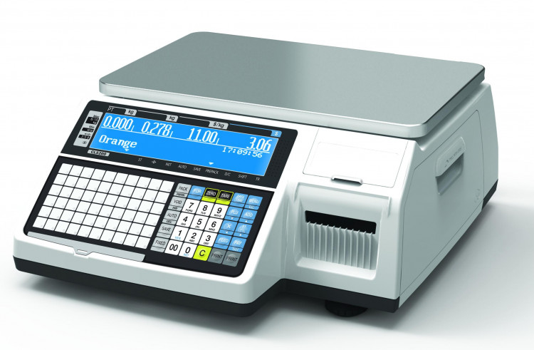 Весы с печатью этикеток CAS CL-3000B  артикул J10L32153GCI0501             CL-3000-15B (TCP/IP)             