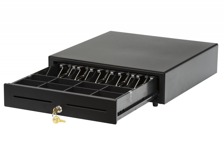 Денежный ящик АТОЛ EC-410-B черный, 410*415*100, 24V артикул 38712 черный