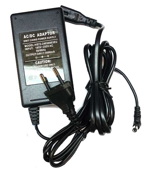 Адаптер сетевой для весов Масса-К с сетевым кабелем (24V, 3000mA) артикул 41308