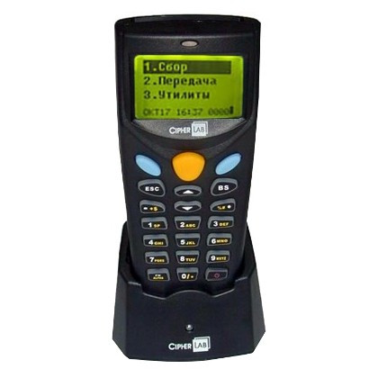 CipherLab 8001 L 4Mb артикул 0021-1520 8001L, 4MB, терминал сбора данных, лазерный считыватель, без подставки