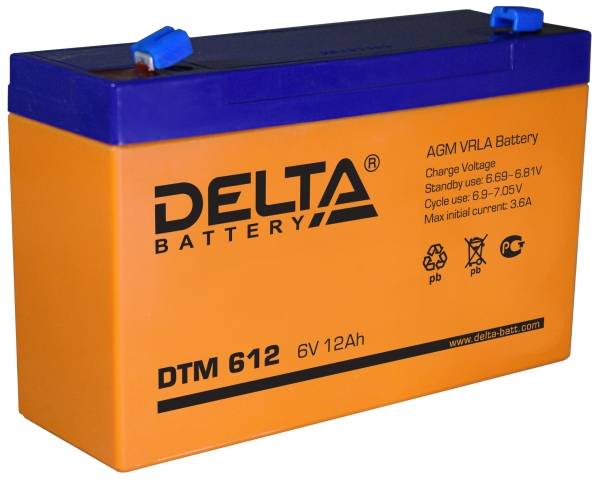 Аккумулятор DTM 612 DELTA 