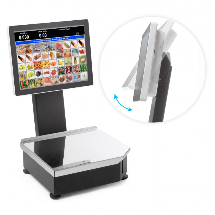 Весы с печатью этикеток ШТРИХ РС200 С3 15-2.5 И2 (Черный,WiFi) артикул 134874