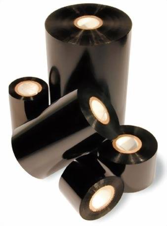 Термо-трансферная лента 80мм*300м Black, RESIN, Out, 1" 