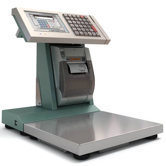 POS-система "ШТРИХ-miniPOS SCALE" ("ШТРИХ-СЛИМ" 300 МН 15-2.5)("ККТ "ШТРИХ-ЛАЙТ-01Ф" с ФН)(ДЯ "ШТРИХ-CD" черный/бежевый) 