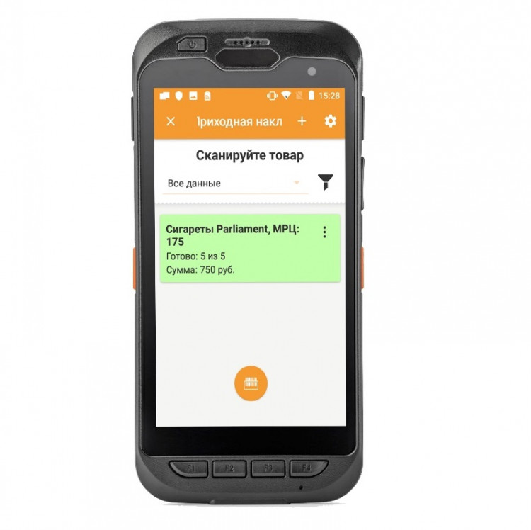 Терминал сбора данных АТОЛ Smart.Touch Android 7.0, 2Гбх16Гб артикул 49634 Android 7.0, 2D SE4710 Imager, 5.5”, 2Гбх16Гб, IP67, Wi-Fi a/b/g/n/ac, Bluetooth 4.1, 5000mAh