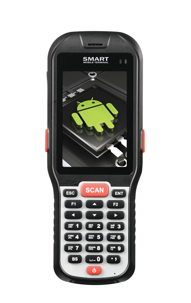 Мобильный терминал АТОЛ SMART.DROID (Android 4.4, 1D Laser, 3.5”, 1Гбх4Гб, Wi-Fi b/g/n, Bluetooth, БП) артикул 36381