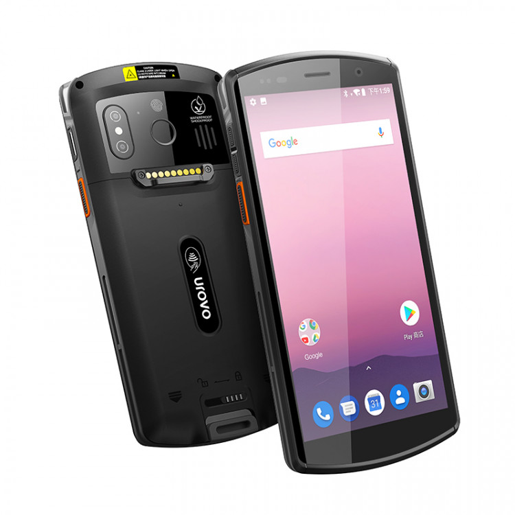 Urovo DT50 Терминал сбора данных артикул DT50S-13Q3USR4G6EU Android 13 / 2.45 GHz / 8xCore, Kryo 260 CPU / Qualcomm SM 6115 / RAM 4 GB / ROM 64 GB / UROVO 2D (SE2030W) / 2D Imager / 5.7