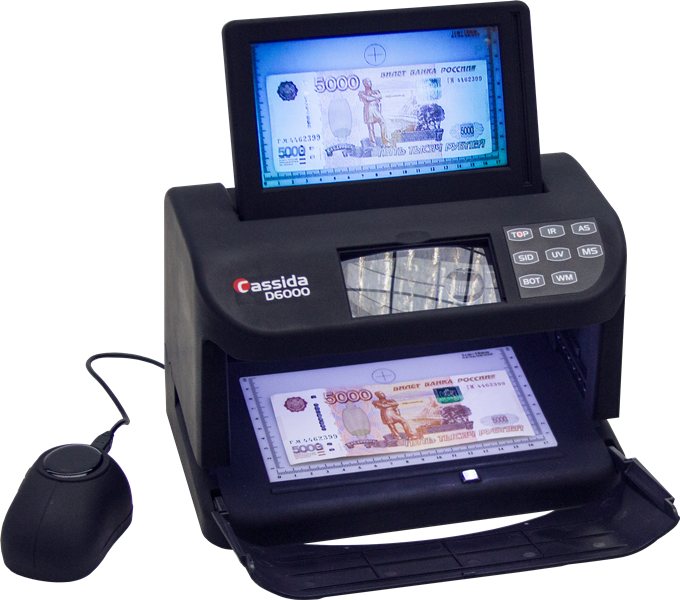 Детектор банкнот Cassida D 6000 New 