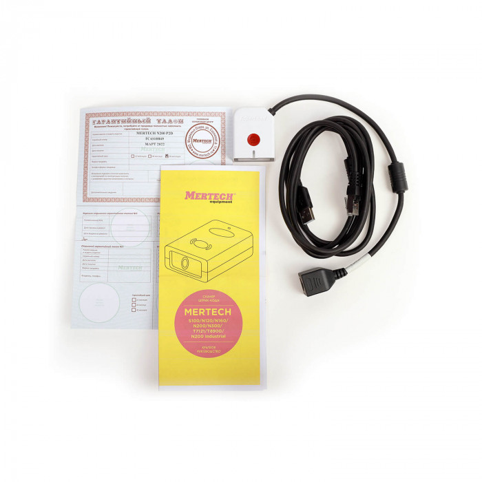 Встраиваемый сканер штрих-кода MERTECH N200 industrial P2D USB артикул 4102