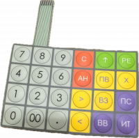 Клавиатура пленка Элвес-МК SME826.37.000  Keyboard