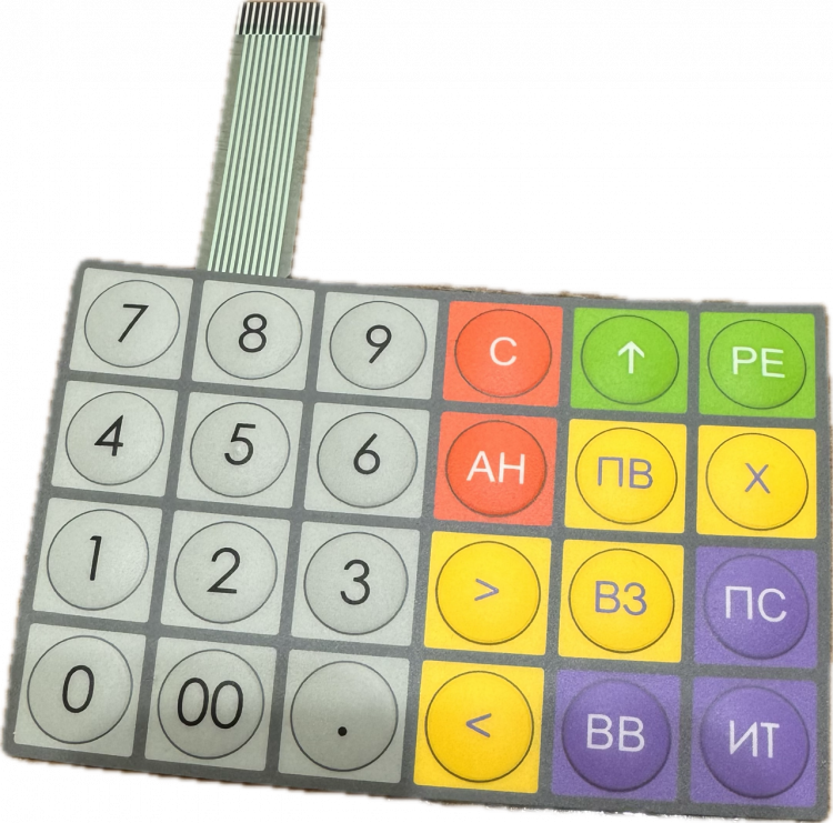 Клавиатура пленка Элвес-МК SME826.37.000  Keyboard артикул 0021-6124                  
