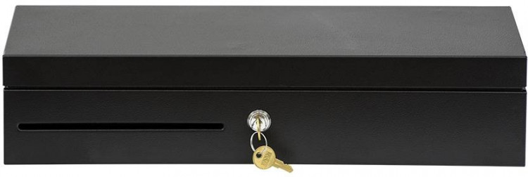 Денежный ящик АТОЛ FlipTop-B черный, 460*170*100, 24V Атол артикул 38714 крышка для инкассации