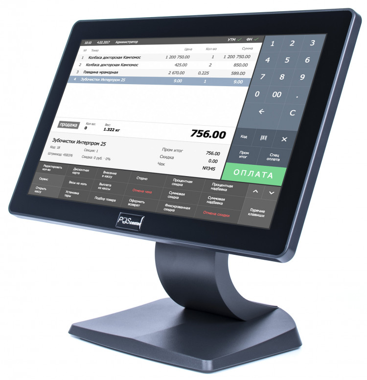 Сенсорный монитор POSCenter EVA-156 Lite артикул 5157