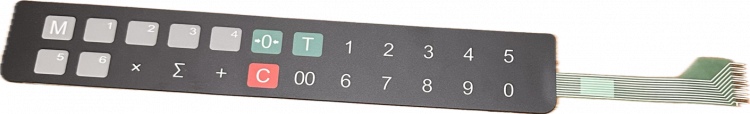 Клавиатура Мк6.619.028 Масса-К для МК-ТН21 и МК-ТН11 артикул 13988                  